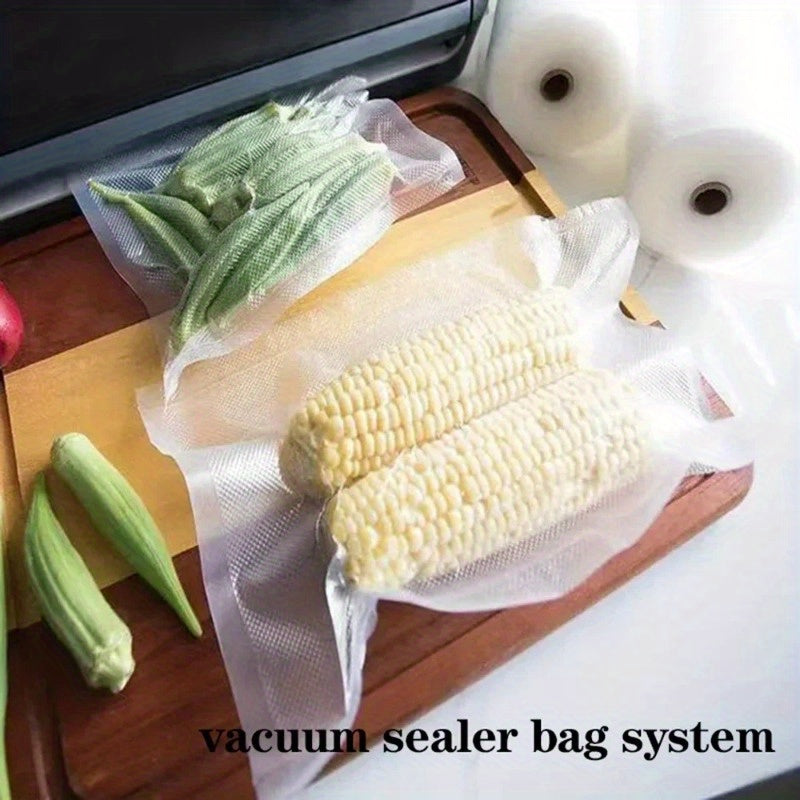 6pcs Vacuum-Sealed BPA-Free Storage Bags 2.5cm x 200mm for Kitchen and Restaurant