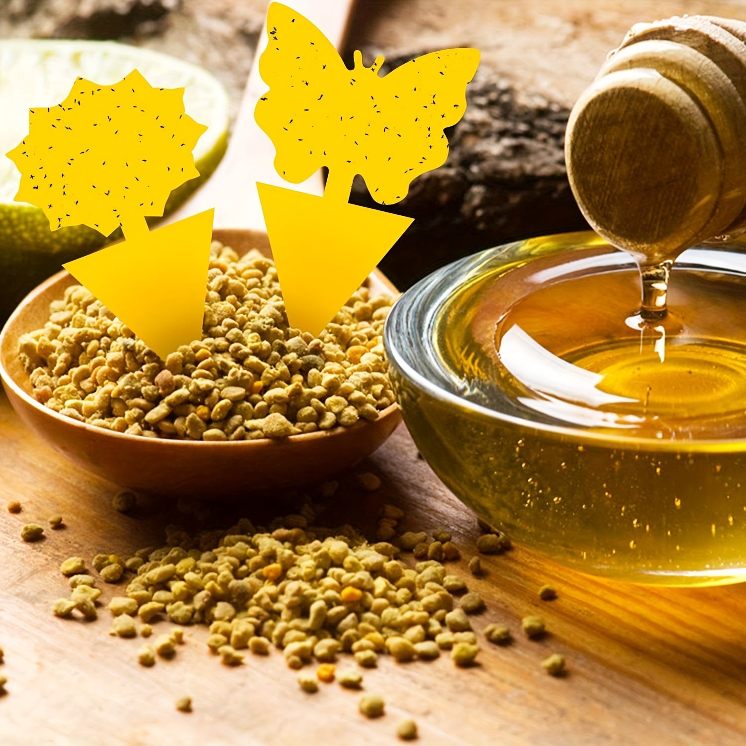 10/20/30 упаковка желтых липких ловушек для фруктовых мошек, мух, жуков, борьба с вредителями