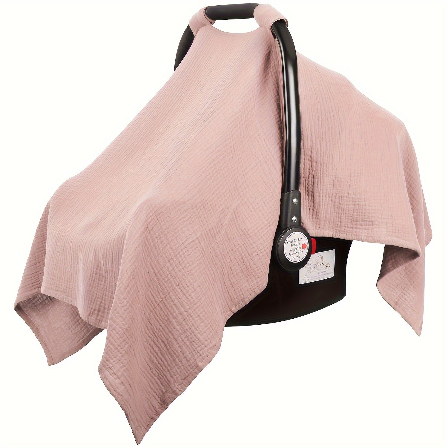 Funda de asiento de coche de muselina para niños y niñas, ligera, transpirable, ajuste universal