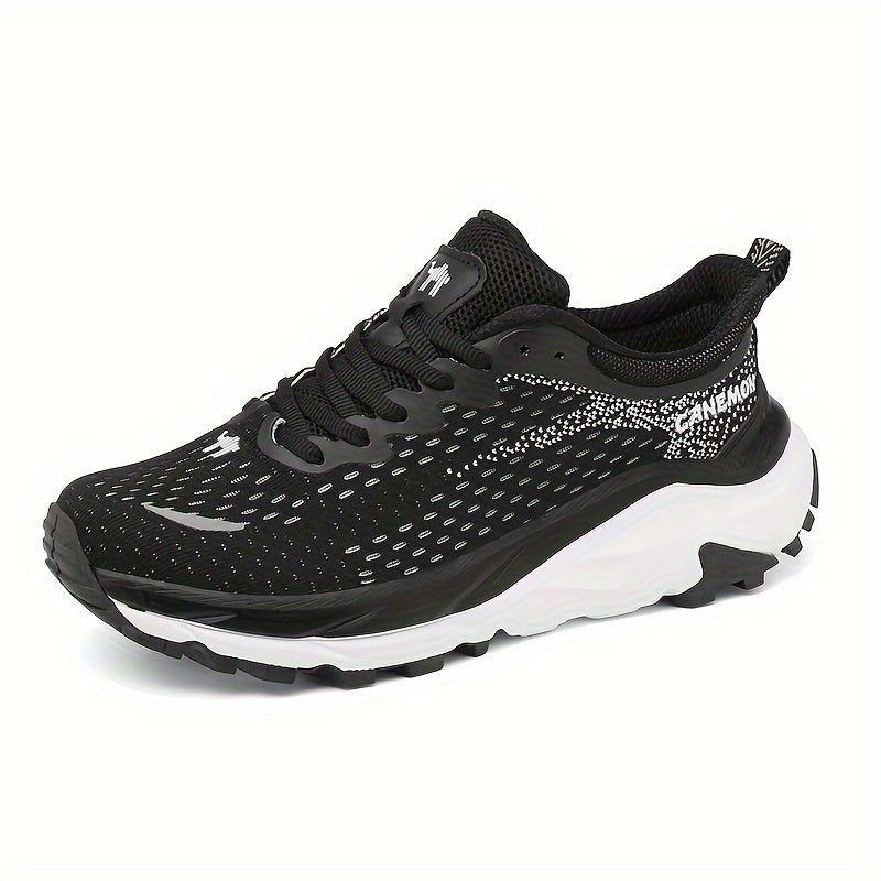 Men's Striped Breathable Non-Slip Low Top Sneakers for Jogging and Outdoor Activities