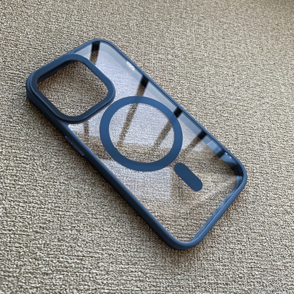 Ultra-Transparent Magnetic Soft Shell Phone Case for iPhone 16-11 Pro Max