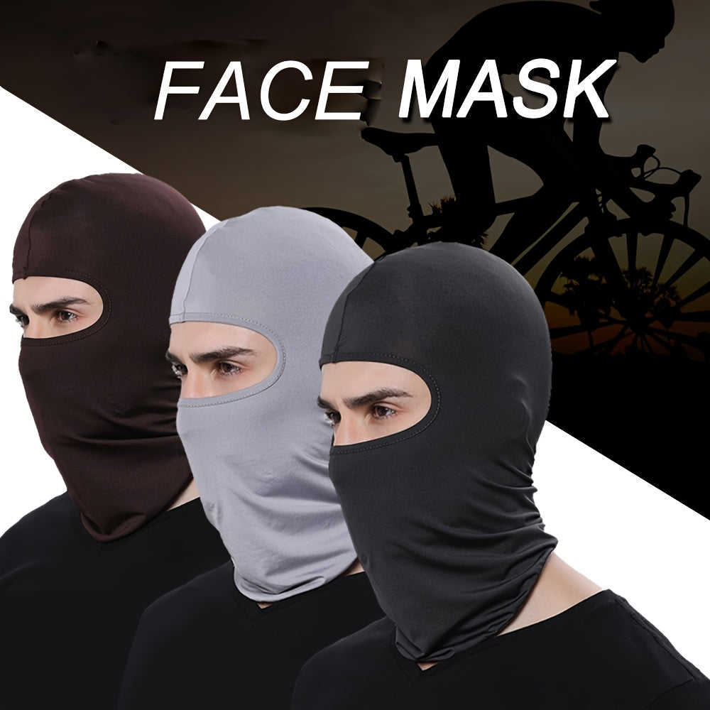 Máscara de esquí transpirable unisex, gorro interior, resistente al viento, braga para el cuello