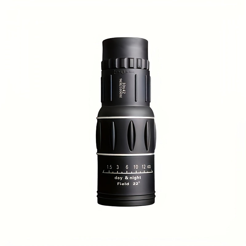 Telescopio monocular portátil 10X aumento objetivo de 42mm para viajes y camping