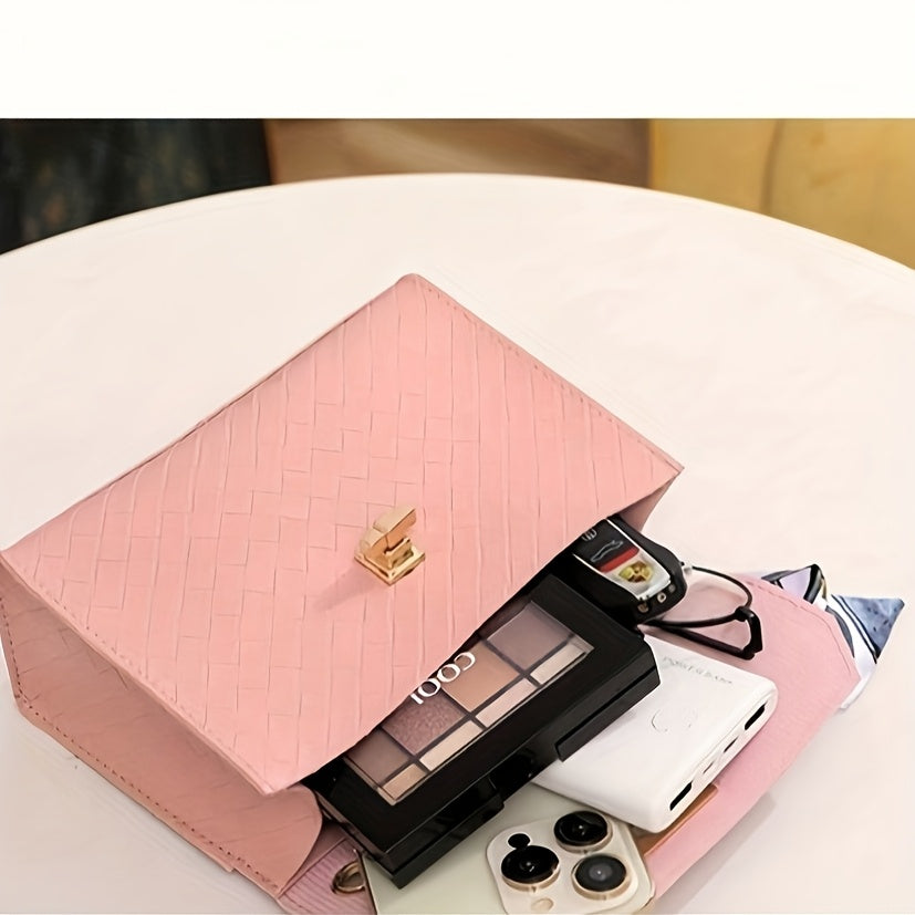 Mini Crossbody Bag with Scarf Chain Strap Lightweight Detachable Shoulder Bag in Multiple Colors