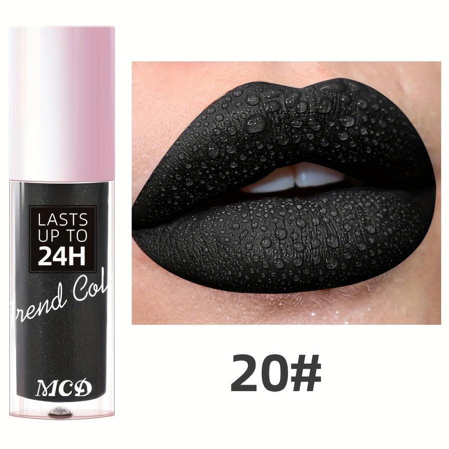 Long-Lasting Matte Lip Gloss for Women 24Hr Wear Non-Stick Moisturizing