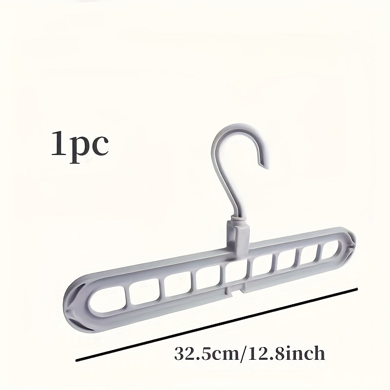 Одноразовая вешалка для одежды с 9 отверстиями, прочная, складная, для хранения