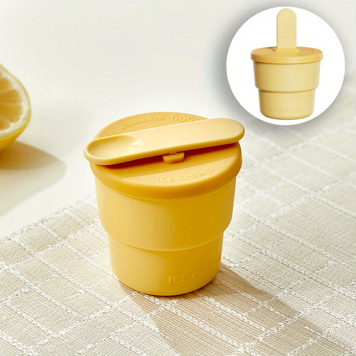 Silicone Ice Cube and Popsicle Mold Set BPA-Free Freezer Safe Summer Treats