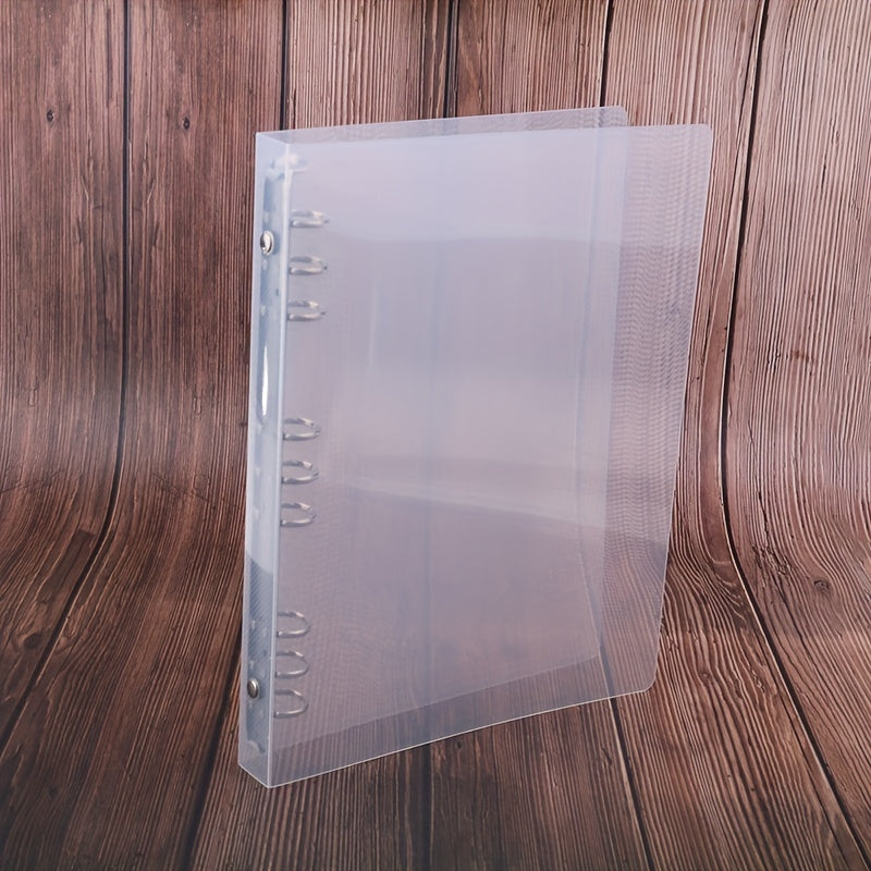 Transparent Twill PP Binder Shell A6 A5 B5 with 5 or 6 Holes