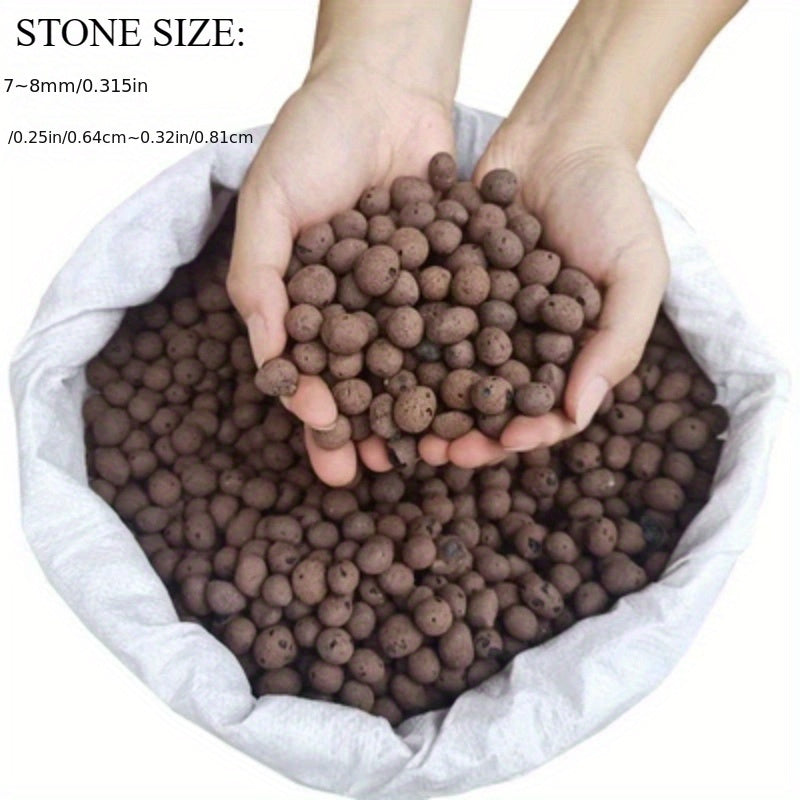 Natural Stone Pebbles 498.95g for Succulents Orchids Aquatic Plants Hydroponics Garden Soil