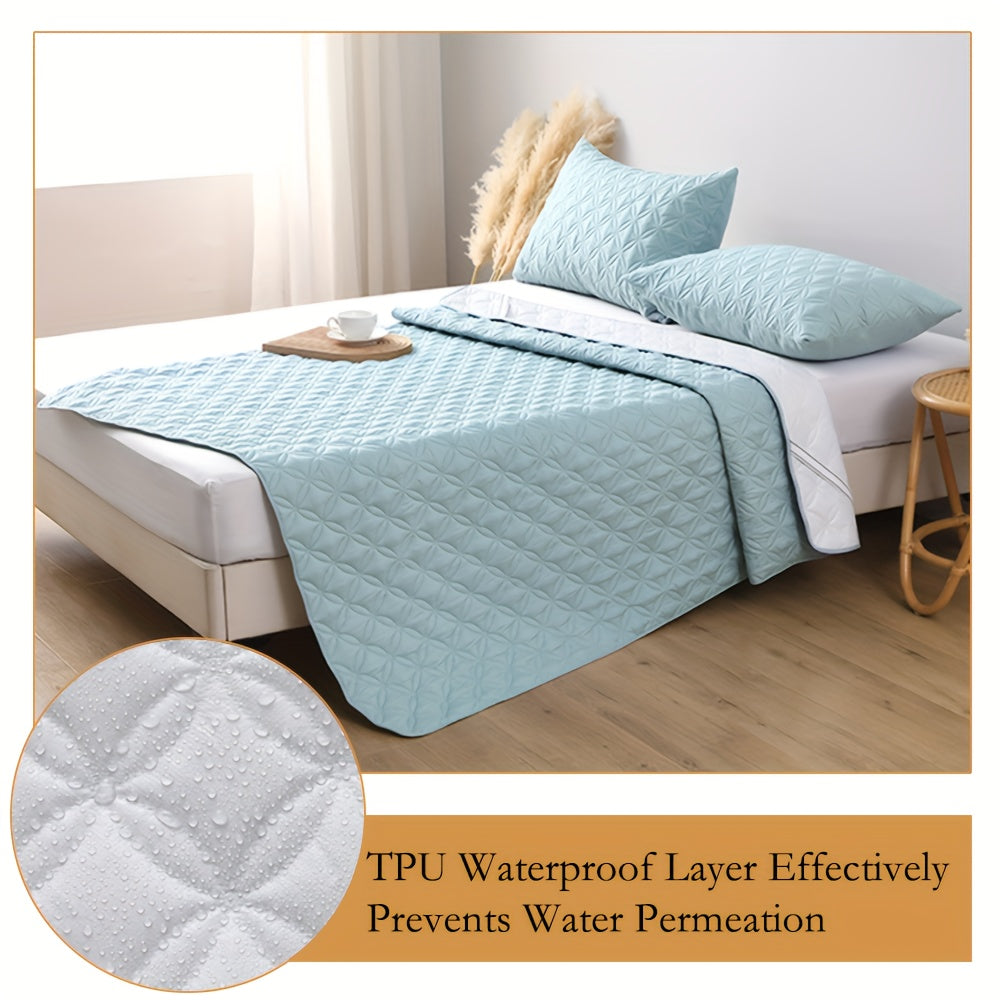 Waterproof Mattress Protector Hypoallergenic Breathable Dustproof Ultra-Soft Bed Cover for Bedroom Dorm Hotel
