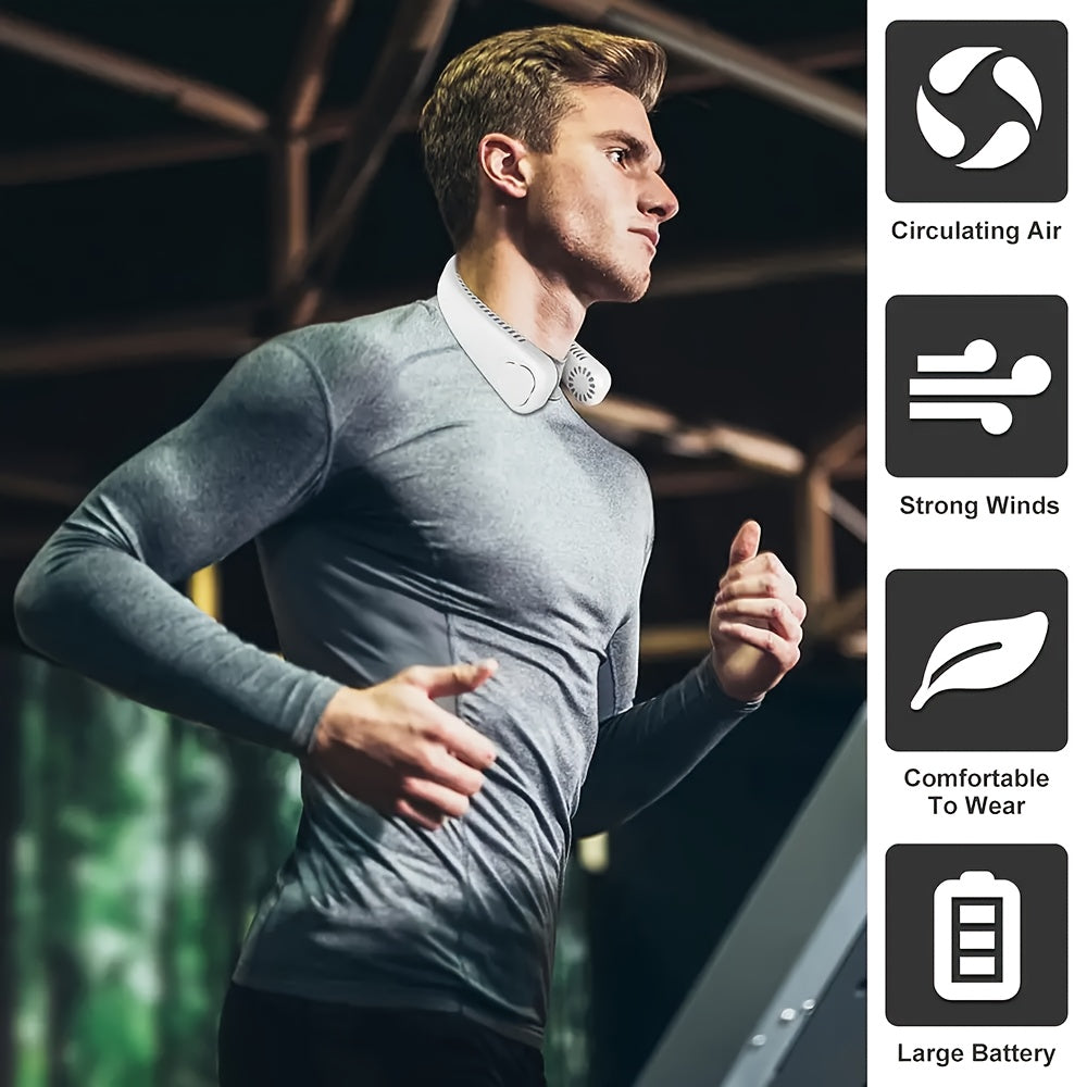 Portable USB Halter Fan for Camping RV Travel Office Outdoor Cooling