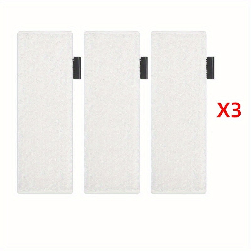 Set of 3 Replacement Mop Pads for Steam Vacuum Cleaners Long-Lasting Floor Care