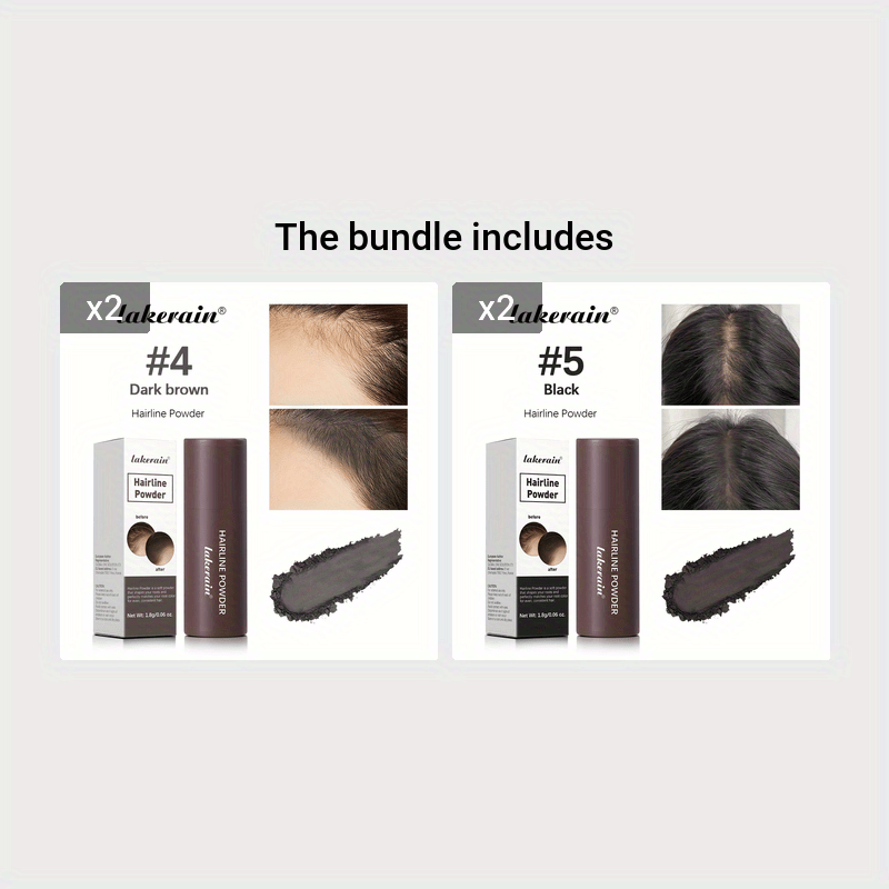 Lakerain Soch chizig'i kukun tayoqchasi: Soch chizig'i va kulrang ildizlar uchun tez, suv o'tkazmaydigan, uzoq muddatli qoplama.