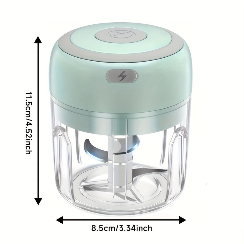 USB Rechargeable Mini Food Processor with Powerful Blender and Easy-Clean Design