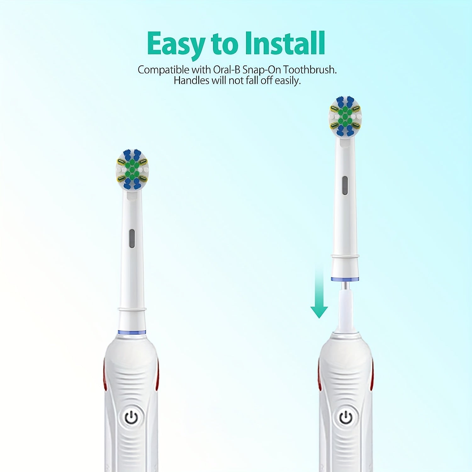 Recambio de cabezales de cepillo de dientes para cepillo eléctrico 8 unidades