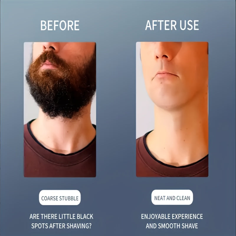 Men's Safety Razor with 3-Blade System, Metal Handle, Includes Replacement Blades