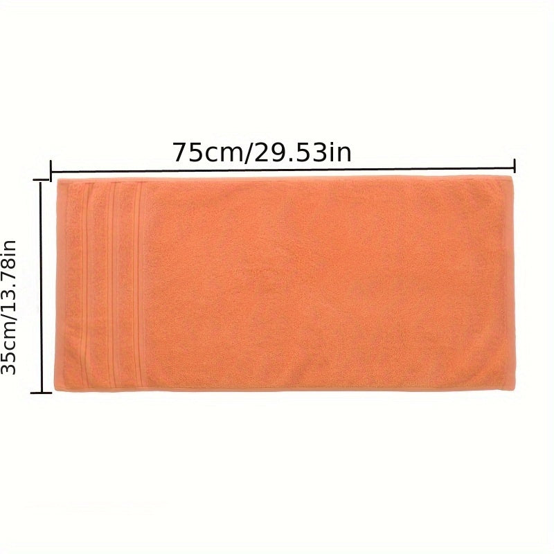 Gray Cotton Velvet Towel 420 GSM Absorbent Durable for Bath or Beach