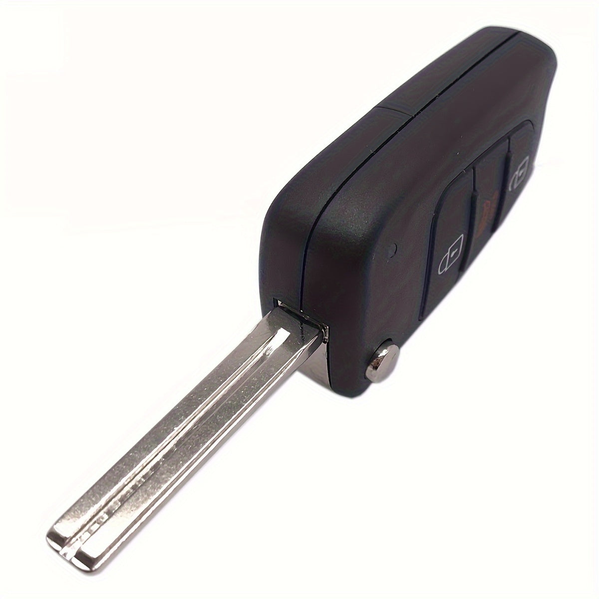 Universal 3-Button Flip Folding Key Fob Cover for Car Key Shell