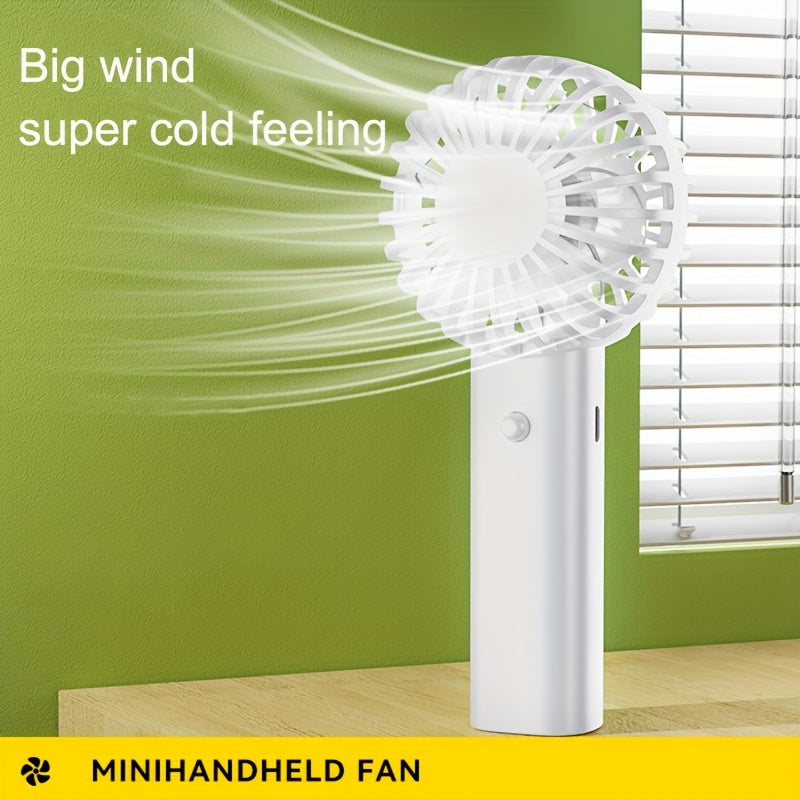Mini Pocket Handheld Fan USB Rechargeable Portable Desktop Small Fan with Logo