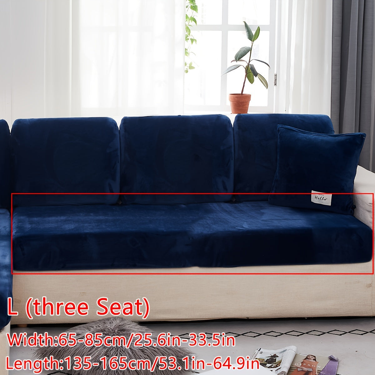 Velvet divan qoplamasi qishki iliqlik va barcha mavsumlar uchun to'liq qoplama ta'minlaydi. Cho'ziluvchan, changdan himoyalangan va elastik mato bilan tozalash oson. Orqa tayanch va yostiq qoplamasi uchun sirpanmas xususiyatlarni o'z ichiga oladi.