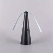 Портативный уличный вентилятор для летающих насекомых, работает на батарейках, съемный