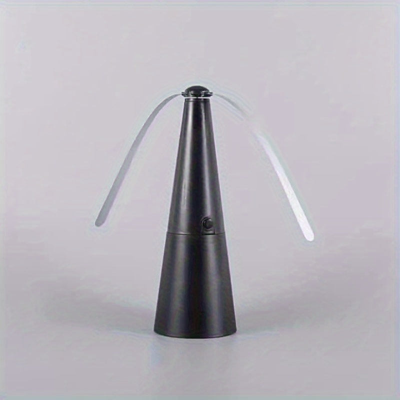 Ventilador portátil para exteriores para insectos voladores, alimentado por batería, desmontable