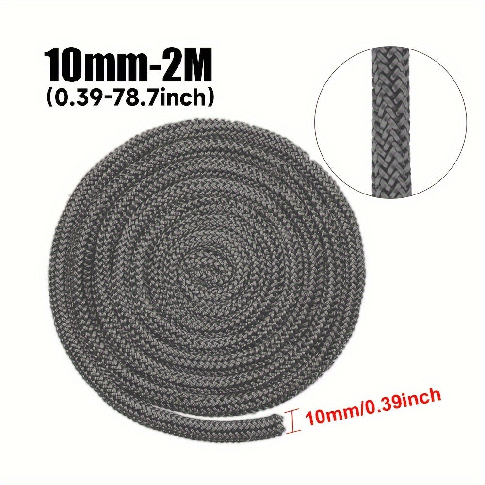 High-Temperature Fireproof Seal Rope Gasket for Stove Door 6/8/10/12mm 2M