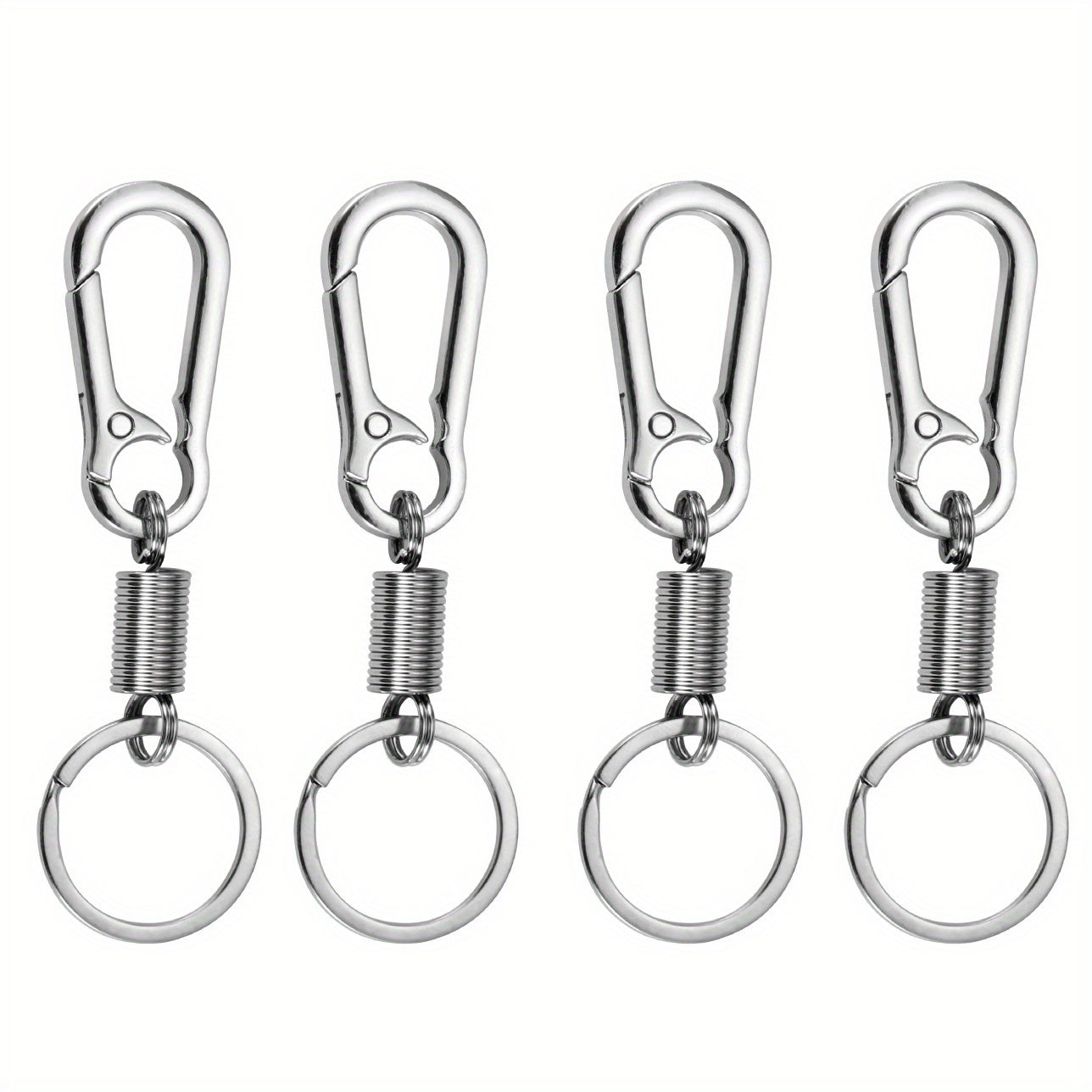 Vintage-Inspired Metal Carabiner Keychain for Keys and Bags