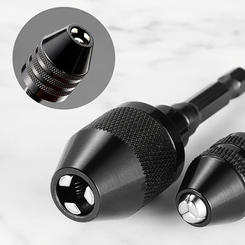 Mini Keyless Drill Chuck 0.3-8mm Self-Tighten Electric Drill Bits Adapter