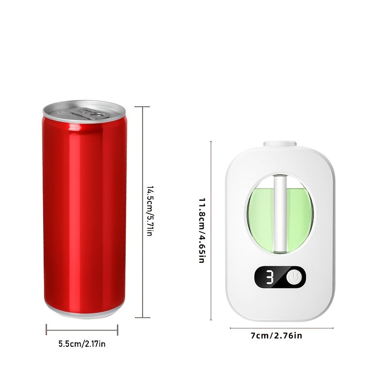 USB Rechargeable Essential Oil Diffuser with Night Light Wall Mount or Freestanding Multi-Fragrance