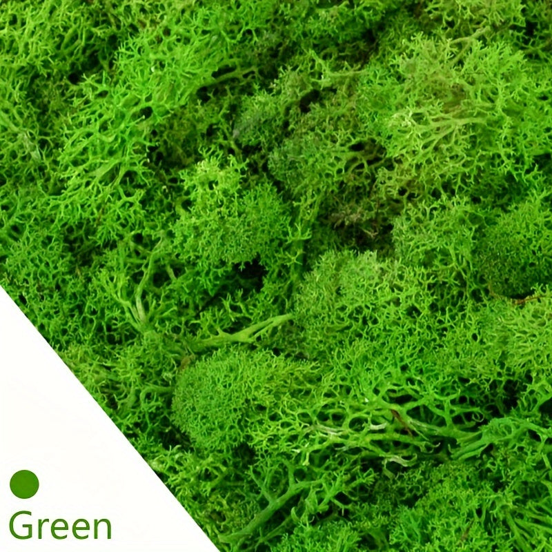 30g Green Faux Moss Grass for Home Decor DIY Crafts and Garden Accents
