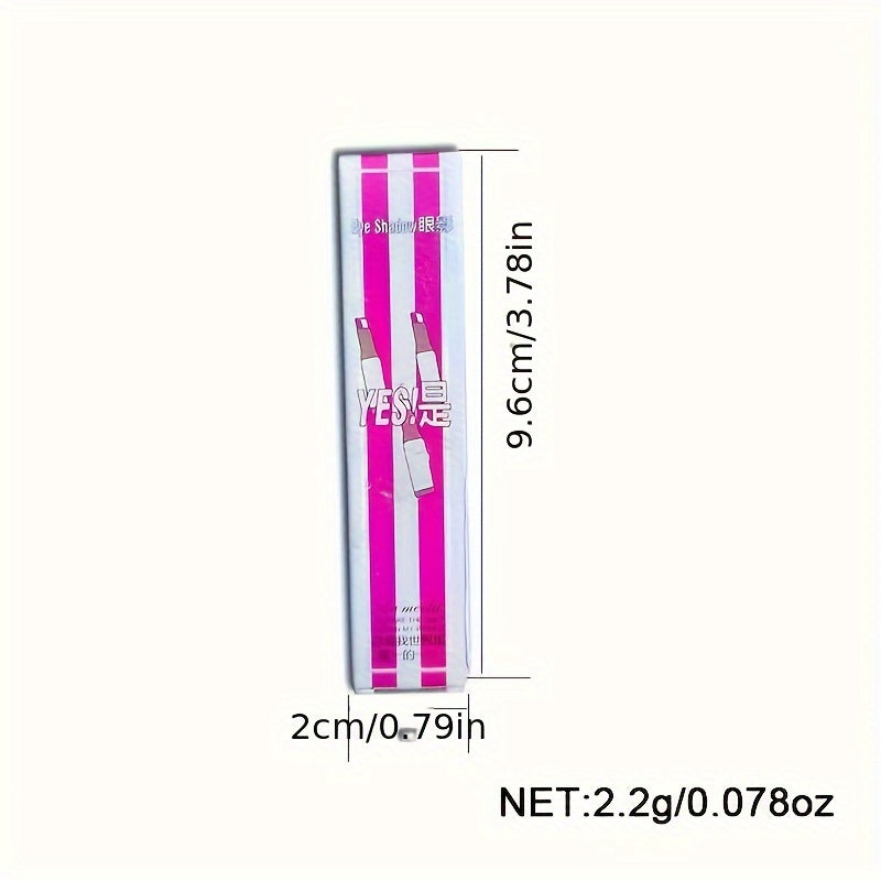 6pcs Gradient Eye Shadow Stick Set for Beginners, Fade-Resistant, Dual Color