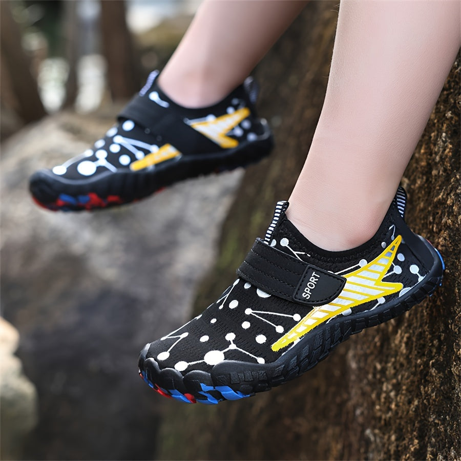 Calcetines de agua para niños unisex, transpirables, de secado rápido y antideslizantes para verano, playa y piscina