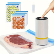 Mini Electric Vacuum Sealer Handheld Food Sealing Machine with 2 Sizes of Bags