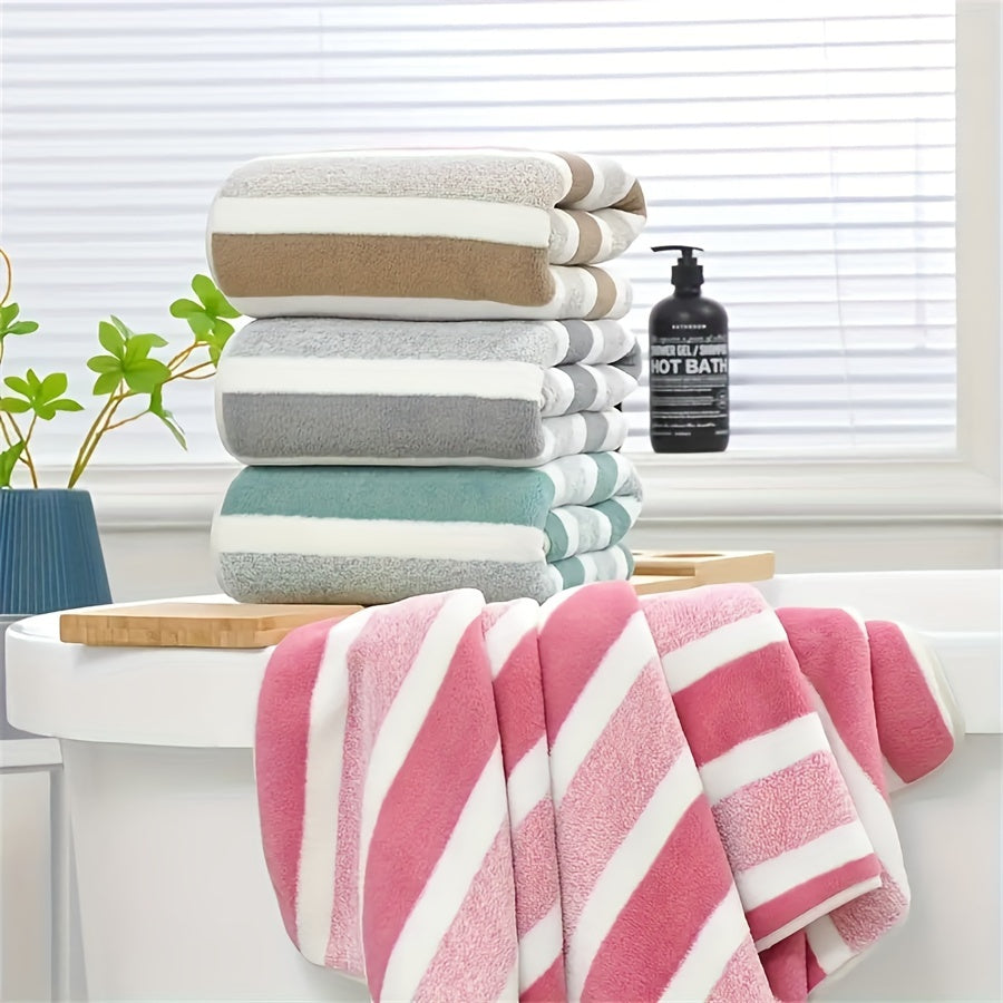 10-Piece Cotton Towel Set Includes Bath Hand Washcloths Absorbent and Soft