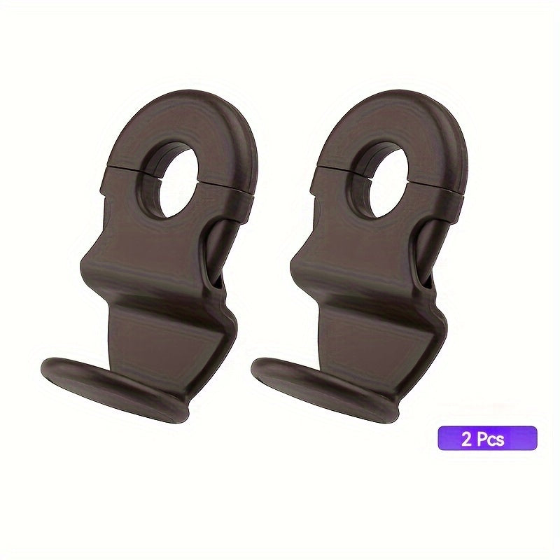 Ganchos organizadores para el interior del coche para almacenamiento en el asiento trasero, negro, universal