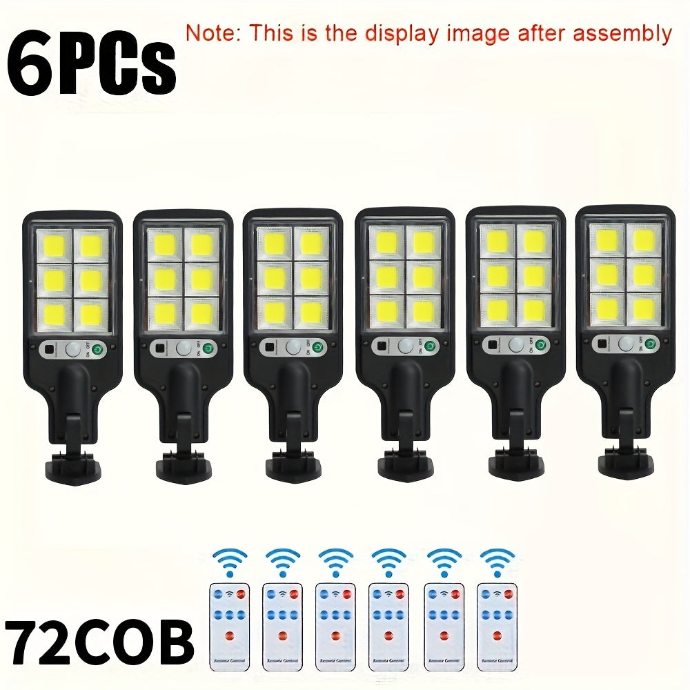 Solar LED Wall Light with Motion Sensor Remote Control 3 Light Modes IP44 Outdoor Security Garden Patio Path