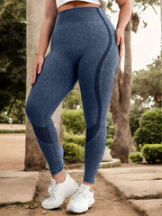 Leggings deportivos de tallas grandes para mujer, control de abdomen, levantamiento de glúteos, pantalones de yoga, cinturilla ancha de otoño