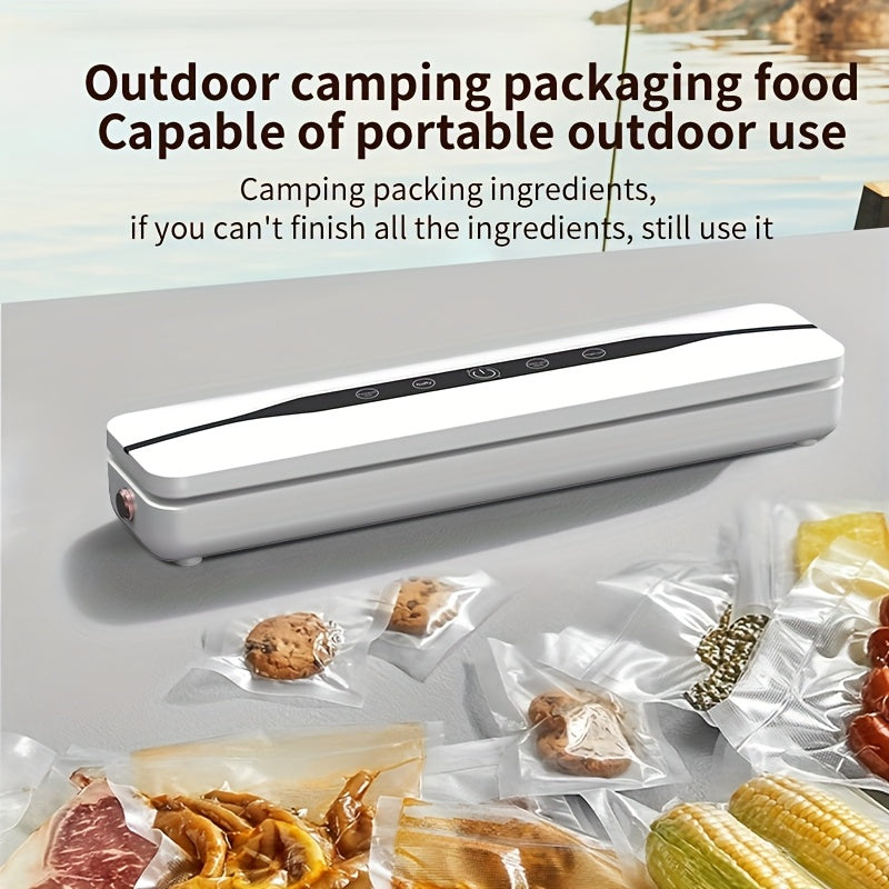 USB rechargeable vacuum sealer 62Kpa suction for food preservation