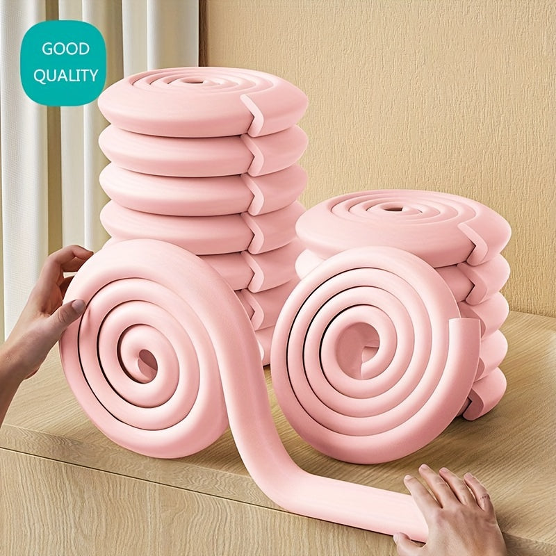 L-Shaped Anti-Collision Strip for Table Corners Wall and Stair Edge Protection