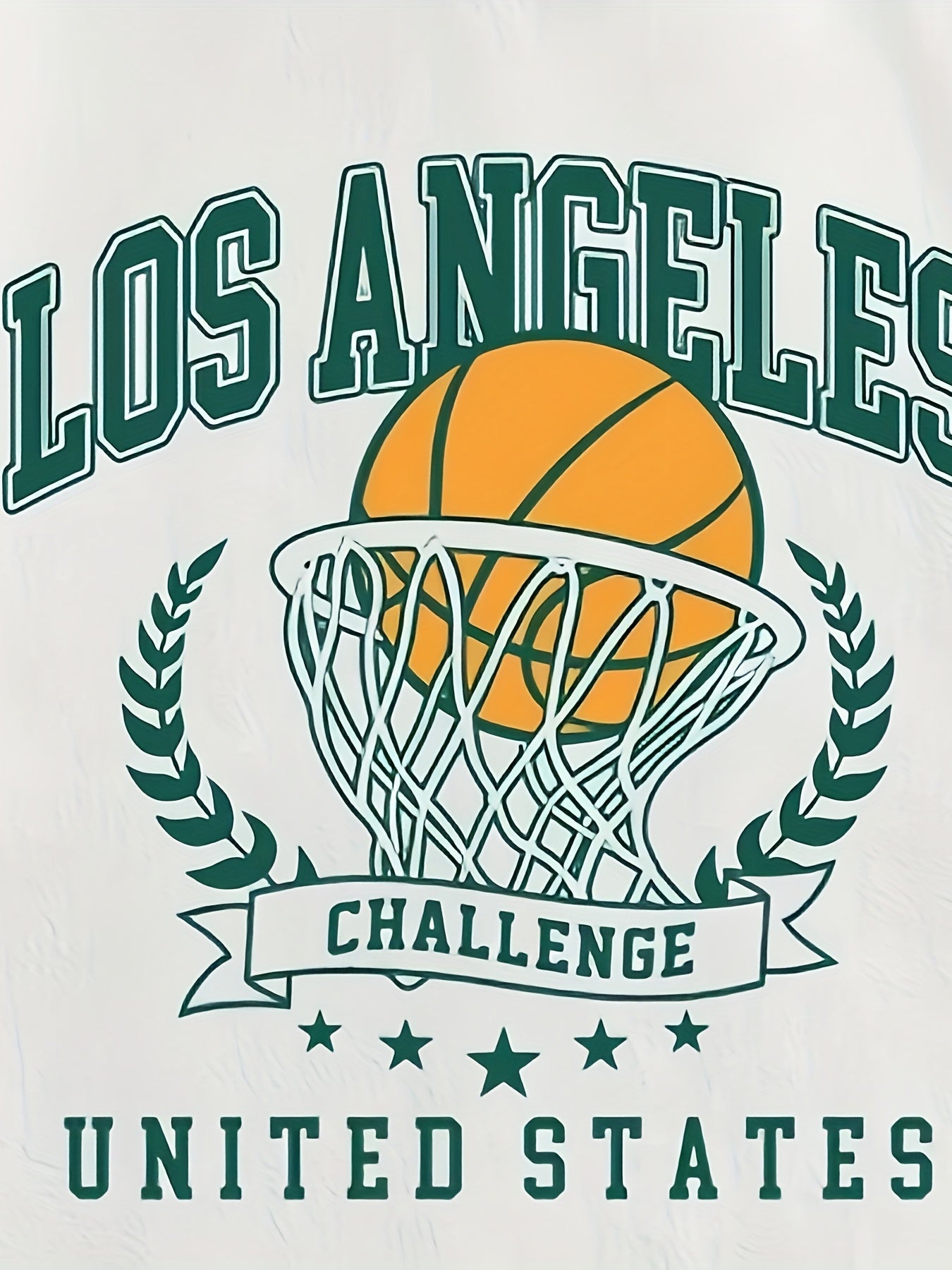 Conjunto de camiseta y pantalones cortos de baloncesto casual de verano para hombre con estampado gráfico