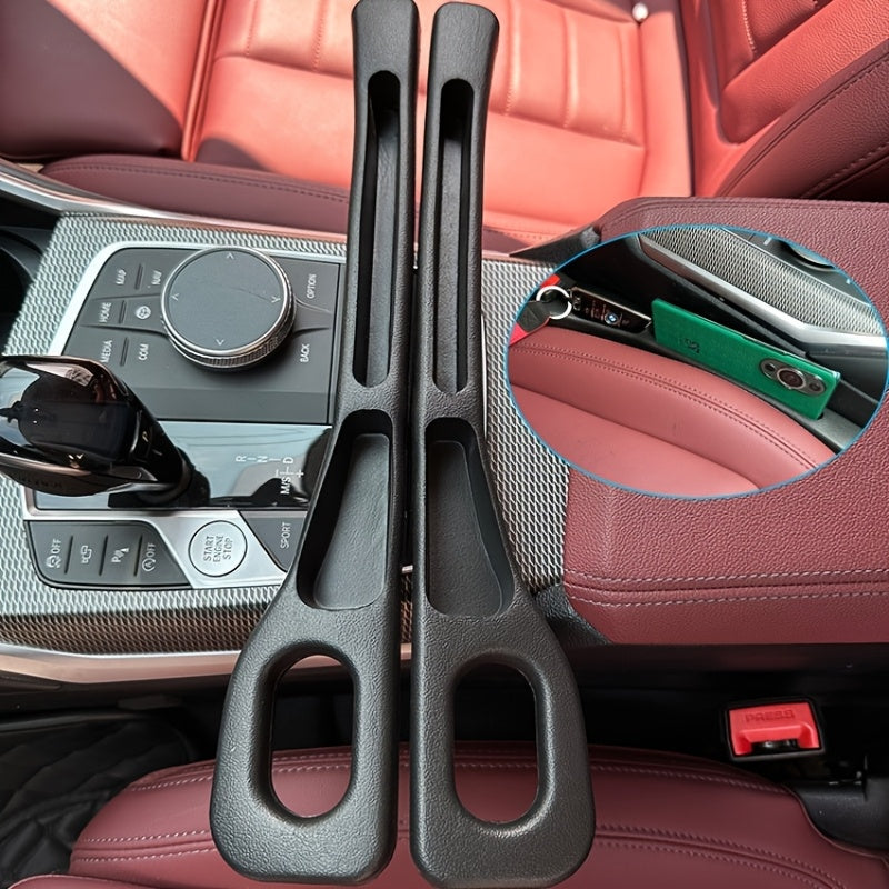 Car Seat Gap Fillers 2 Pack Soft Foam Storage Hooks for Cars SUVs Trucks