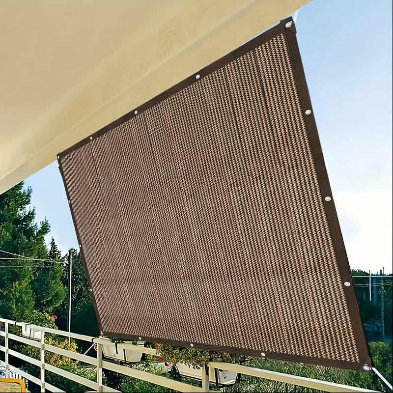 Outdoor Sunshade Waterproof Windproof UV Protection for Camping Picnic Brown