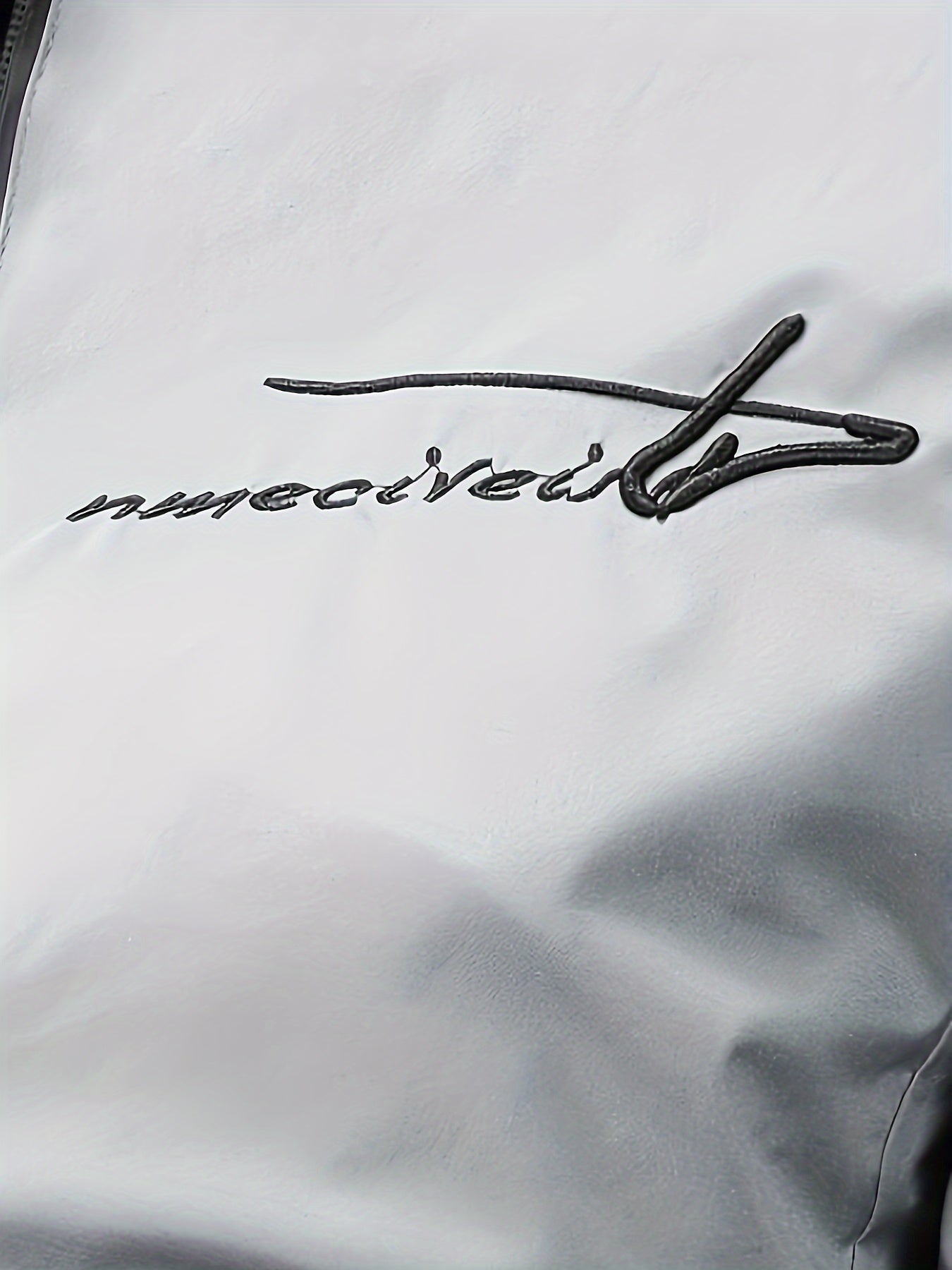 Men's Polyester Bomber Jacket Casual Baseball Coat for Spring Fall