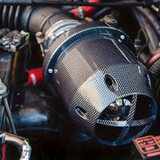 Universal Carbon Fiber 3 Inch Car Air Intake Filter High Flow 76mm