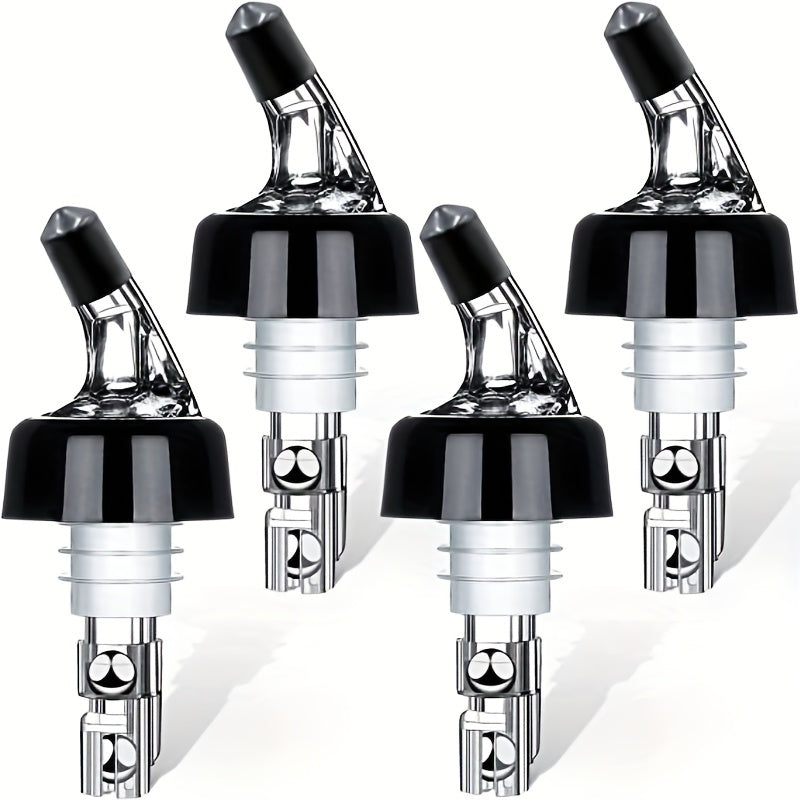 4-Pack Automatic Wine Pourer Spout for Spirits Cocktails Beverages