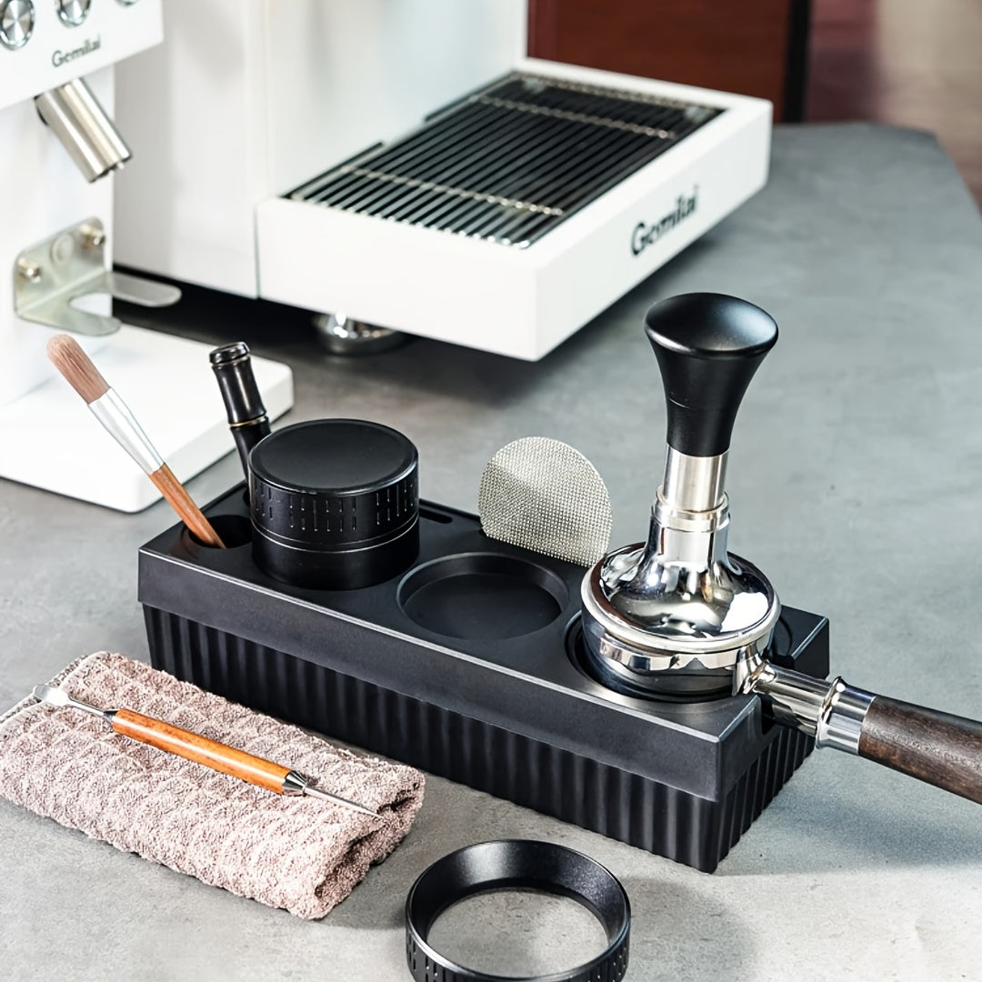 Coffee Tamper Mat and Portafilter Holder for 51/53/58mm Espresso Machines