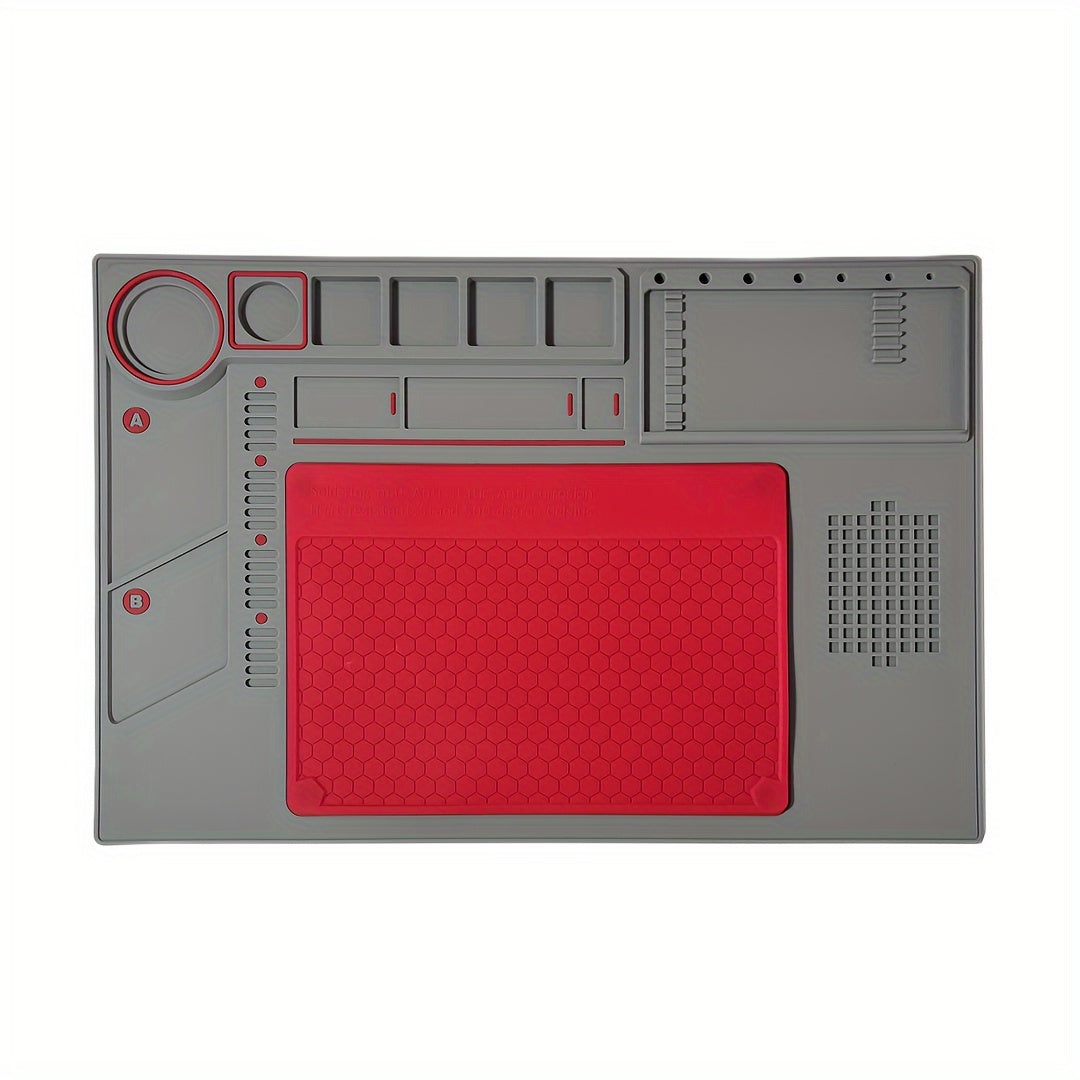 Большая термостойкая магнитная силиконовая ремонтная подложка для электроники и мобильных телефонов