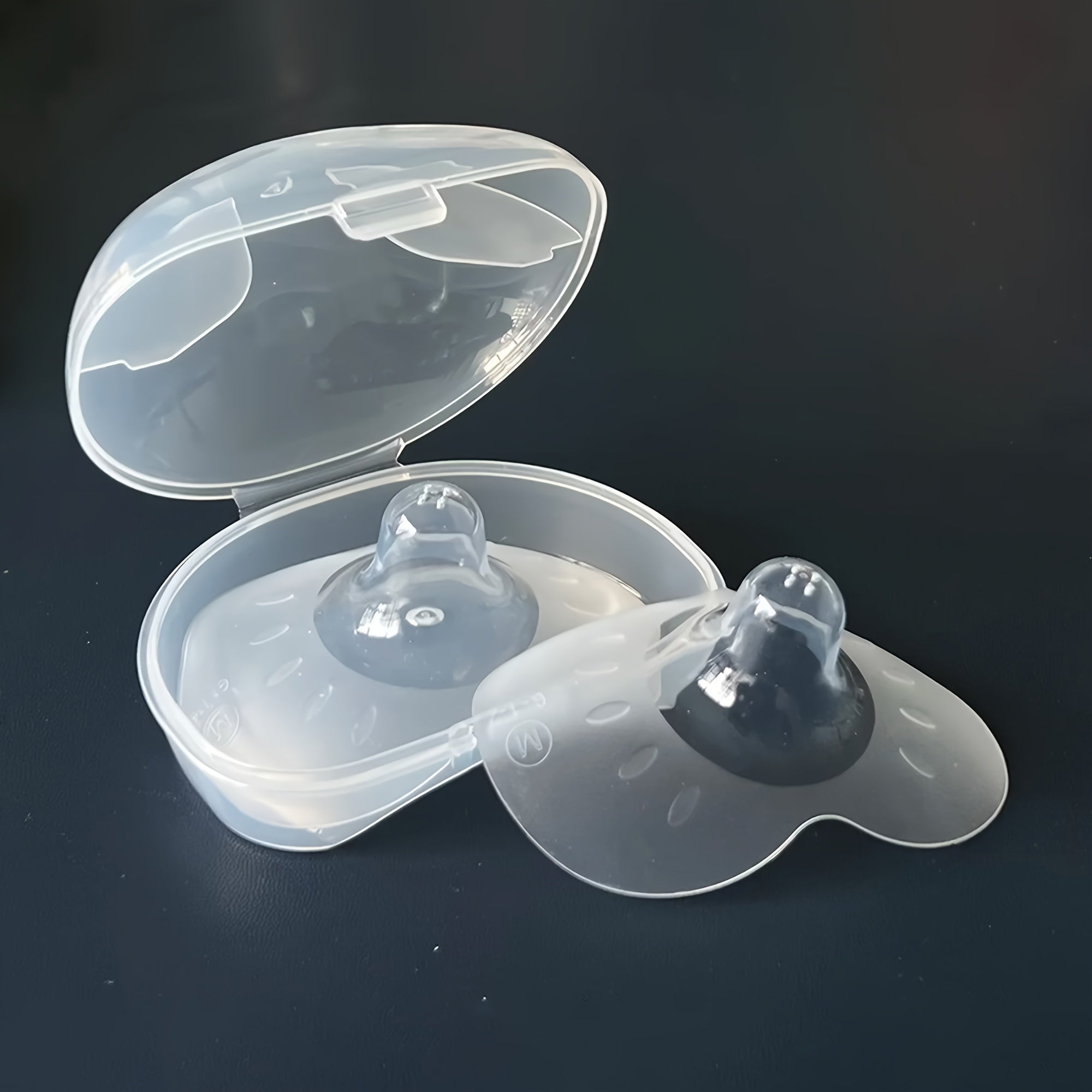 Escudo de pezón de silicona para mujeres, protección para morder durante la lactancia, tres tamaños
