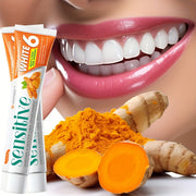 Two Pieces Turmeric Toothpaste for Fresh Breath Whitening 100g